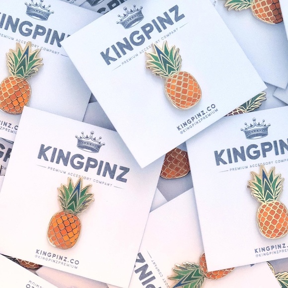 Pineapple Lapel Pin - Picture 2 of 2